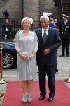 Den Haag 15 september 2015
Prinsjesdag 2015 met Koning Willem Alexander Koningin Maxima prins Constantijn en Prinses Laurentien. Dit jaar wordt de gouden koets voorlopig voor het laatst gebruikt. Jet Bussemaker met man