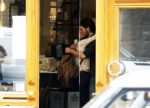 Amsterdam 6 oktober 2015 
Katja Schuurman brnegt haar vriend Freek v Noordwijk van zijn ene restaurant naar zijn andere restaurant ion Amsterdam