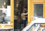 Amsterdam 6 oktober 2015 
Katja Schuurman brnegt haar vriend Freek v Noordwijk van zijn ene restaurant naar zijn andere restaurant ion Amsterdam