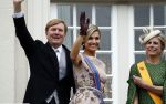 Den Haag 15 september 2015
Prinsjesdag 2015 met Koning Willem Alexander Koningin Maxima prins Constantijn en Prinses Laurentien. Dit jaar wordt de gouden koets voorlopig voor het laatst gebruikt.