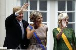 Den Haag 15 september 2015
Prinsjesdag 2015 met Koning Willem Alexander Koningin Maxima prins Constantijn en Prinses Laurentien. Dit jaar wordt de gouden koets voorlopig voor het laatst gebruikt.