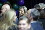 Amsterdam 6 oktober 2015
Koningin Maxima bij symposium platform wijzer in geldzaken in het Tobacco theater, 
Eberhard v d Laan ontvangt haar.