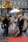 Den Haag 15 september 2015
Prinsjesdag 2015 met Koning Willem Alexander Koningin Maxima prins Constantijn en Prinses Laurentien. Dit jaar wordt de gouden koets voorlopig voor het laatst gebruikt.