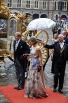 Den Haag 15 september 2015
Prinsjesdag 2015 met Koning Willem Alexander Koningin Maxima prins Constantijn en Prinses Laurentien. Dit jaar wordt de gouden koets voorlopig voor het laatst gebruikt.