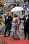 Den Haag 15 september 2015
Prinsjesdag 2015 met Koning Willem Alexander Koningin Maxima prins Constantijn en Prinses Laurentien. Dit jaar wordt de gouden koets voorlopig voor het laatst gebruikt.