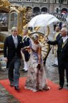 Den Haag 15 september 2015
Prinsjesdag 2015 met Koning Willem Alexander Koningin Maxima prins Constantijn en Prinses Laurentien. Dit jaar wordt de gouden koets voorlopig voor het laatst gebruikt.