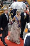 Den Haag 15 september 2015
Prinsjesdag 2015 met Koning Willem Alexander Koningin Maxima prins Constantijn en Prinses Laurentien. Dit jaar wordt de gouden koets voorlopig voor het laatst gebruikt.