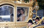 Den Haag 15 september 2015
Prinsjesdag 2015 met Koning Willem Alexander Koningin Maxima prins Constantijn en Prinses Laurentien. Dit jaar wordt de gouden koets voorlopig voor het laatst gebruikt.