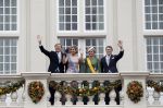 Den Haag 15 september 2015
Prinsjesdag 2015 met Koning Willem Alexander Koningin Maxima prins Constantijn en Prinses Laurentien. Dit jaar wordt de gouden koets voorlopig voor het laatst gebruikt.