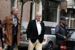 Amsterdam 19 september 2015
Laura Fygi met man op straat in amsterdam zuid.