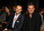 Amsterdam 19 september 2015
De modeshow van Mart Visser in het conservatorium hotel. Leco v Zadelhoff en Fred v Leer