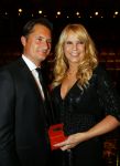 Amsterdam 15 oktober 2015
Uitreiking van de 50e televizierring in carre. Linda de Mol met Bert Habets