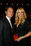 Amsterdam 15 oktober 2015
Uitreiking van de 50e televizierring in carre. Linda de Mol met Bert Habets