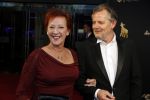 Utrecht 2 oktober 2015
Uitreiking van de gouden kalveren in het beatrix theater. Loes Luca met Mike v Diem