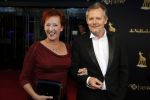 Utrecht 2 oktober 2015
Uitreiking van de gouden kalveren in het beatrix theater. Loes Luca met Mike v Diem