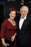 Utrecht 2 oktober 2015
Uitreiking van de gouden kalveren in het beatrix theater. Loes Luca met Jean Declair