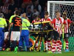 Eindhoven, 15 September 2015
CL 2015/2016
Eerste wedstrijd PSV-Manchester United, eindstand 2-1
Luke Shaw  op brancard