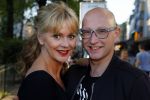 Amsterdam 30 september 2015 
Manon Thomas met vriend bij boekpresentatie Joop v Tellingen