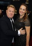Utrecht 2 oktober 2015
Uitreiking van de gouden kalveren in het beatrix theater. Martijn Fischer met vriendin
