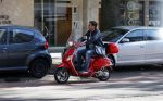 Amsterdam 2 oktober 2015
Martijn Krabbe op zijn vespa scooter