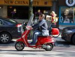 Amsterdam 2 oktober 2015
Martijn Krabbe op zijn vespa scooter