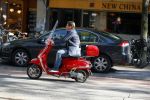 Amsterdam 2 oktober 2015
Martijn Krabbe op zijn vespa scooter