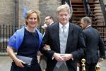 Den Haag 15 september 2015
Prinsjesdag 2015 met Koning Willem Alexander Koningin Maxima prins Constantijn en Prinses Laurentien. Dit jaar wordt de gouden koets voorlopig voor het laatst gebruikt. Martin v Rijn met vrouw