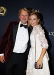 Amsterdam 15 oktober 2015
Uitreiking van de 50e televizierring in carre. May-britt Mobach met man
