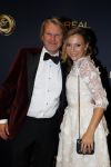 Amsterdam 15 oktober 2015
Uitreiking van de 50e televizierring in carre. May-britt Mobach met man