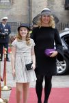 Den Haag 15 september 2015
Prinsjesdag 2015 met Koning Willem Alexander Koningin Maxima prins Constantijn en Prinses Laurentien. Dit jaar wordt de gouden koets voorlopig voor het laatst gebruikt. Melanie Schulz met dochter