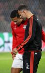 Eindhoven, 15 September 2015
CL 2015/2016
Eerste wedstrijd PSV-Manchester United, eindstand 2-1
Memphis Depay in gesprek met Ryan Giggs