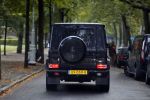 Amsterdam 25 september 2015
Nikkie Plessen in haar mercedes Gelandewagen Jeep