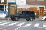 Amsterdam 25 september 2015
Nikkie Plessen in haar mercedes Gelandewagen Jeep