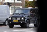 Amsterdam 25 september 2015
Nikkie Plessen in haar mercedes Gelandewagen Jeep