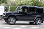 Amsterdam 25 september 2015
Nikkie Plessen in haar mercedes Gelandewagen Jeep