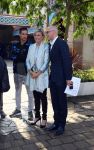 Kaatsheuvel, De Efteling presentatie en voorlezen door Yes-R en Prinses Laurentien
Prinses Laurentien in gesprek met Roel Govers van stichting lezen en schrijven