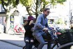 Amsterdam 29 september 2015
Ronald de Boer samen met zijn dochter op de fiets