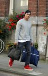 Amsterdam 12 oktober 2015
Timor Steffens doet boodschappen op de pc hooftstraat