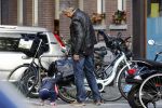 Amsterdam 19 september 2015  
Victor Reinier met zijn dochter op de fiets