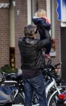 Amsterdam 19 september 2015  
Victor Reinier met zijn dochter op de fiets