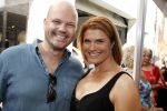 Amsterdam 10 septmber 2016
Opening winkel en modeshow Sheila de Vries. Anouk v Nes met vriend