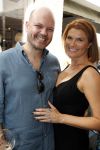 Amsterdam 10 septmber 2016
Opening winkel en modeshow Sheila de Vries. Anouk v Nes met vriend