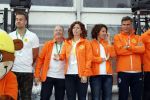 Amsterdam 21 september 2016
Sportdag van de Johan Cruijff foundation in het Olympisch stadion. Danny Cruijff en Estelle Cruijff zijn aanwezig . Barbara Barend met zoon en dochter