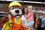 Amsterdam 21 september 2016
Sportdag van de Johan Cruijff foundation in het Olympisch stadion. Danny Cruijff en Estelle Cruijff zijn aanwezig . Barbara Barend met zoon en dochter
