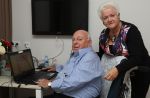 Vlaardingen, 29 September 2016
Bas v Toor in rolstoel samen met zijn vrouw Coby v Toor in zijn kamer bij Revalidatiecentrum Marnix