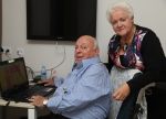 Vlaardingen, 29 September 2016
Bas v Toor in rolstoel samen met zijn vrouw Coby v Toor in zijn kamer bij Revalidatiecentrum Marnix