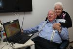 Vlaardingen, 29 September 2016
Bas v Toor in rolstoel samen met zijn vrouw Coby v Toor in zijn kamer bij Revalidatiecentrum Marnix
