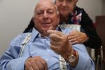 Vlaardingen, 29 September 2016
Bas v Toor in rolstoel samen met zijn vrouw Coby v Toor in zijn kamer bij Revalidatiecentrum Marnix