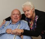 Vlaardingen, 29 September 2016
Bas v Toor in rolstoel samen met zijn vrouw Coby v Toor in zijn kamer bij Revalidatiecentrum Marnix