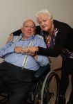 Vlaardingen, 29 September 2016
Bas v Toor in rolstoel samen met zijn vrouw Coby v Toor in zijn kamer bij Revalidatiecentrum Marnix